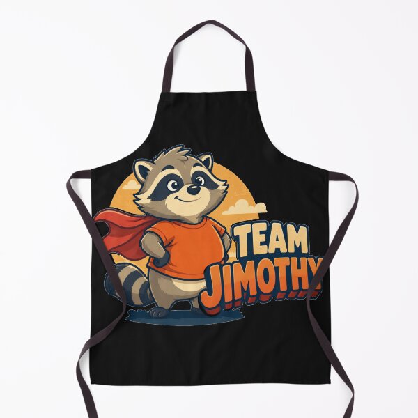 Item preview, Team Jimothy Superhero Cape Cartoon Feral Legend Gift for Raccoon Lovers designed and sold by Nightarel.