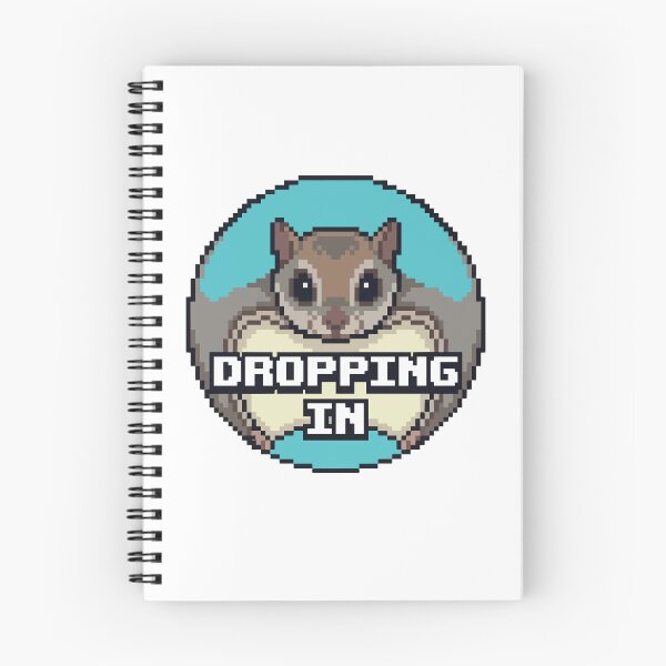 Item preview, Dropping In Momonga Japanese Dwarf Flying Squirrel Pixel Art designed and sold by Arc2020.