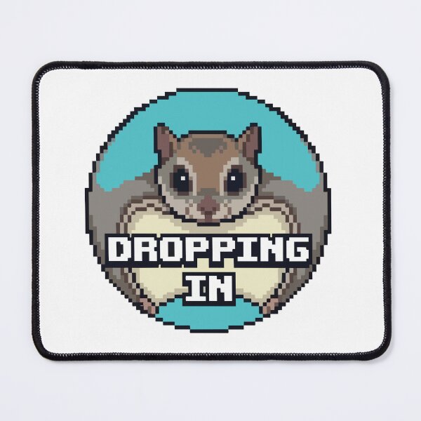 Item preview, Dropping In Momonga Japanese Dwarf Flying Squirrel Pixel Art designed and sold by Arc2020.