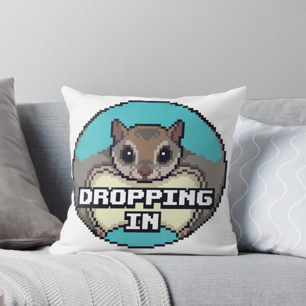 Item preview, Dropping In Momonga Japanese Dwarf Flying Squirrel Pixel Art designed and sold by Arc2020.