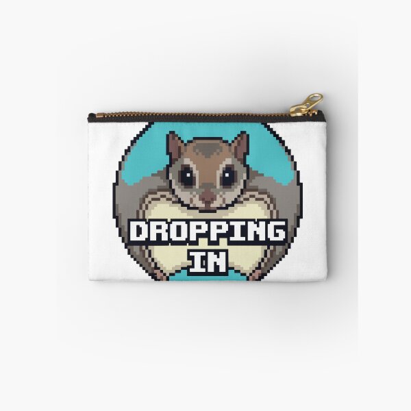 Item preview, Dropping In Momonga Japanese Dwarf Flying Squirrel Pixel Art designed and sold by Arc2020.