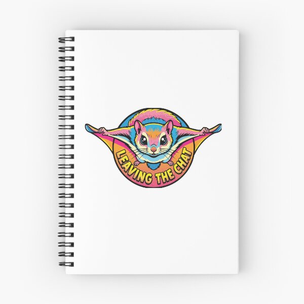 Item preview, Leaving The Chat Momonga Japanese Dwarf Flying Squirrel Pop Art designed and sold by Arc2020.