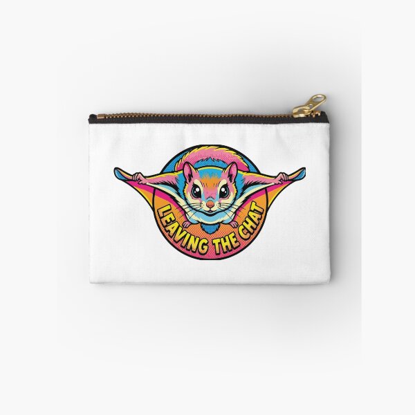 Item preview, Leaving The Chat Momonga Japanese Dwarf Flying Squirrel Pop Art designed and sold by Arc2020.