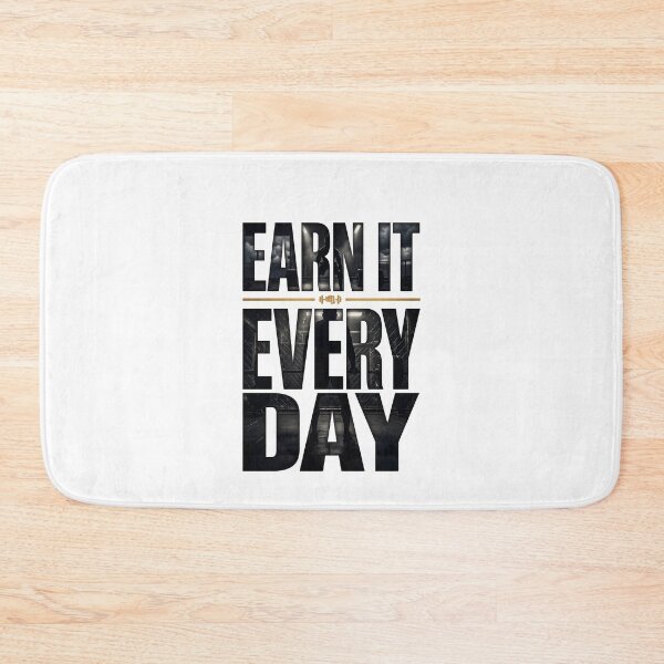 Item preview, Earn It Every Day Gym Motivation Fitness Workout T-Shirt designed and sold by StickerNestYou.