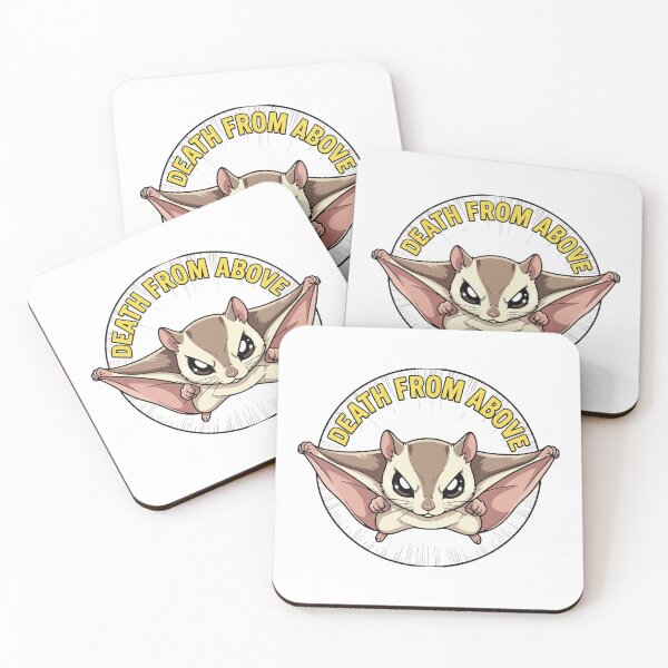 Item preview, Death From Above Momonga Japanese Dwarf Flying Squirrel Anime designed and sold by Arc2020.