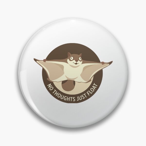 Item preview, No Thoughts Just Float Momonga Japanese Dwarf Flying Squirrel designed and sold by Arc2020.