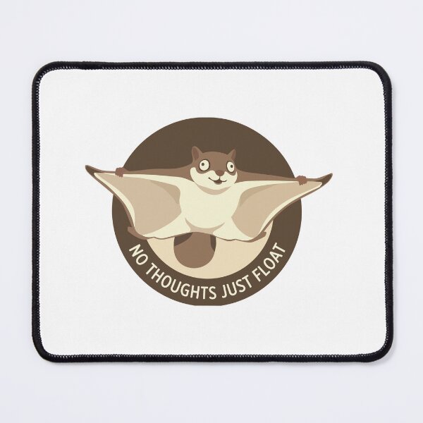 Item preview, No Thoughts Just Float Momonga Japanese Dwarf Flying Squirrel designed and sold by Arc2020.