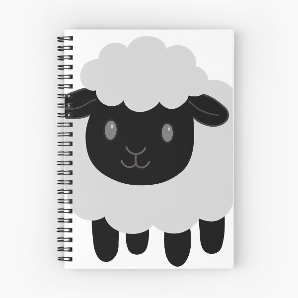 Artikelvorschau, Niedliches Kawaii-Schaf-Cartoon | Entzückende Lammillustration entworfen und verkauft von muhammadkhafidh.