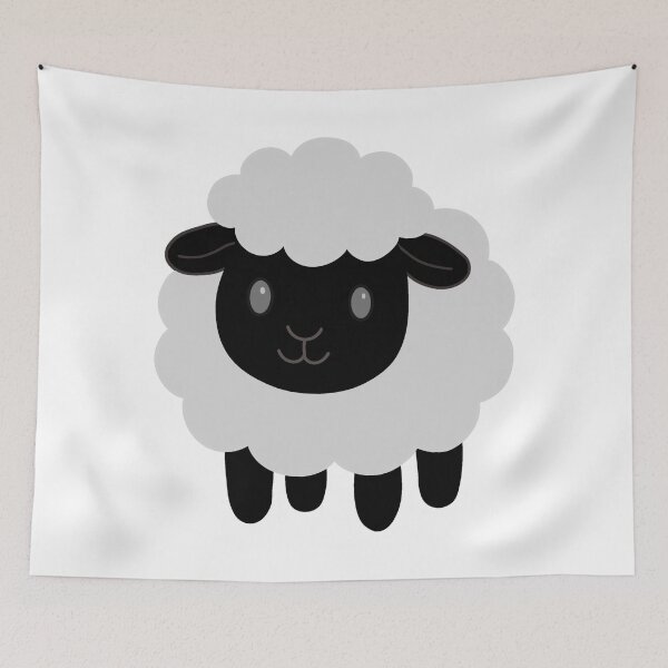 Item preview, Cute Kawaii Sheep Cartoon | Adorable Lamb Illustration designed and sold by muhammadkhafidh.