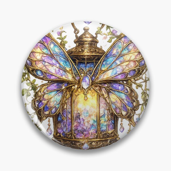 Item preview, Prism Butterfly Lantern Sticker designed and sold by blossomfun.