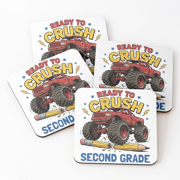 Item preview, Ready To Crush Second Grade Monster Truck Back To School Boys designed and sold by raedattia.