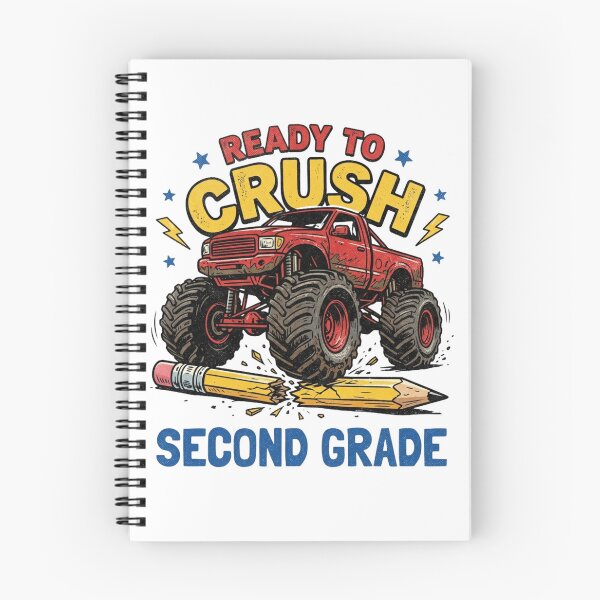 Item preview, Ready To Crush Second Grade Monster Truck Back To School Boys designed and sold by raedattia.