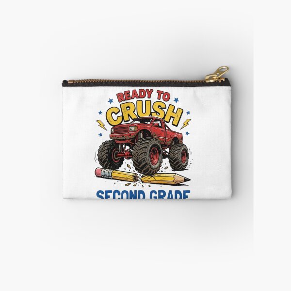 Item preview, Ready To Crush Second Grade Monster Truck Back To School Boys designed and sold by raedattia.