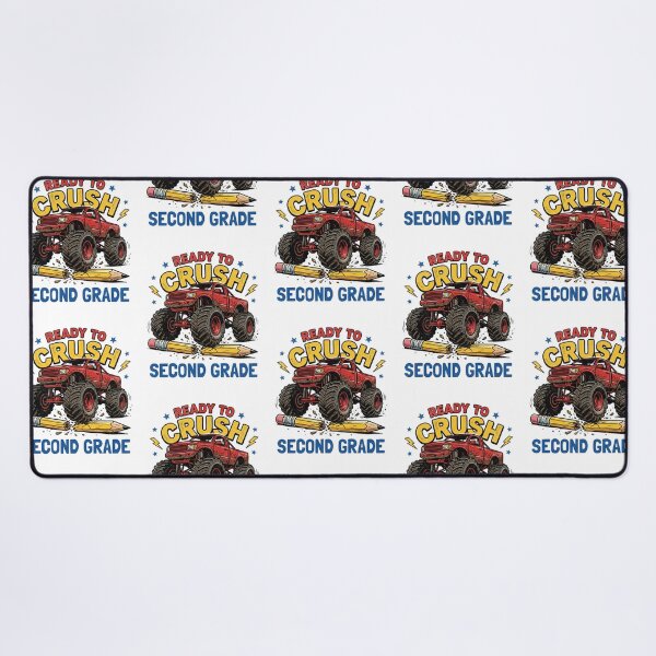 Item preview, Ready To Crush Second Grade Monster Truck Back To School Boys designed and sold by raedattia.
