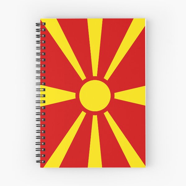 Aperçu de l'œuvre Drapeau macédonien de Macédoine créée et vendue par FlagsandSymbols.