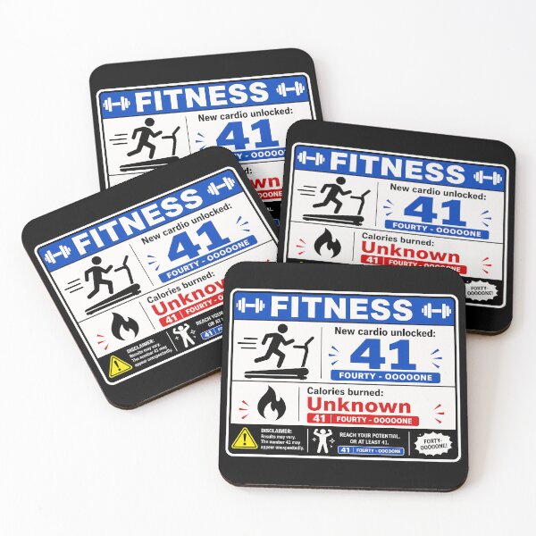 Item preview, 41 (forty-ooooone) SIDEWAYS SOCIETY COLLECTIDJ COLLECTION - FITNESS v1 designed and sold by WheelieGdArt.