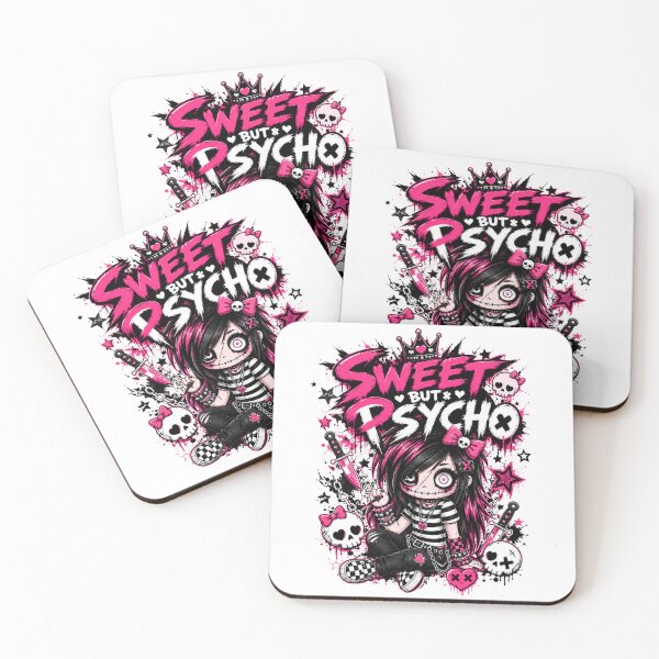 Item preview, Sweet but Psycho – Emo Y2K Doll designed and sold by Claudia Ilie Art.