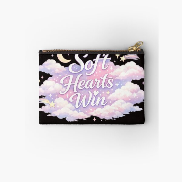 Item preview, Soft Hearts Win | Inspirational Kindness Typography Design designed and sold by VasiArtLab.