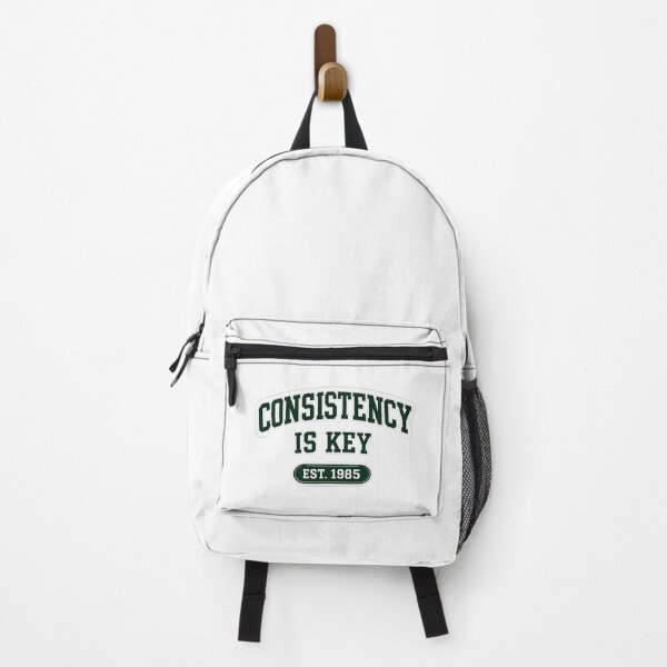 Item preview, Consistency Is Key Est. 1985 Motivational T-Shirt Sticker | Vintage Collegiate Typography Design designed and sold by LarkLeaf.