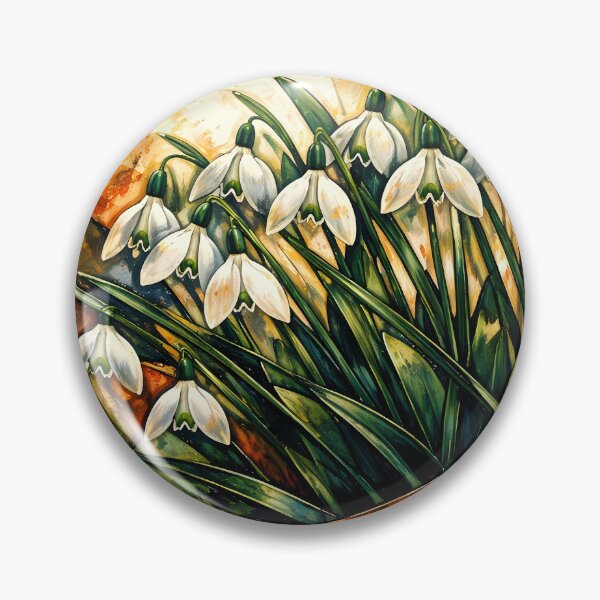 Item preview, Abstract Eyes and Snowdrops designed and sold by cuprum.