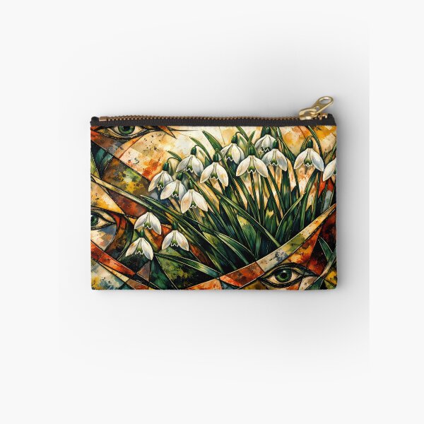 Item preview, Abstract Eyes and Snowdrops designed and sold by cuprum.