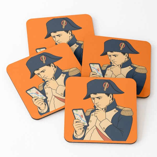 Item preview, Napoleon Using Google Maps – Lost Emperor Funny Meme Design designed and sold by ManggaeJM.