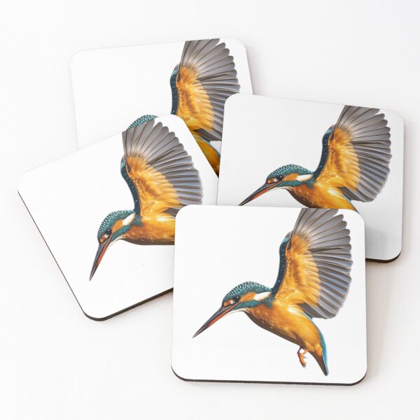Item preview, Vibrant Kingfisher Bird in Flight Art - Colorful Nature & Wildlife Design designed and sold by cute-corner0.
