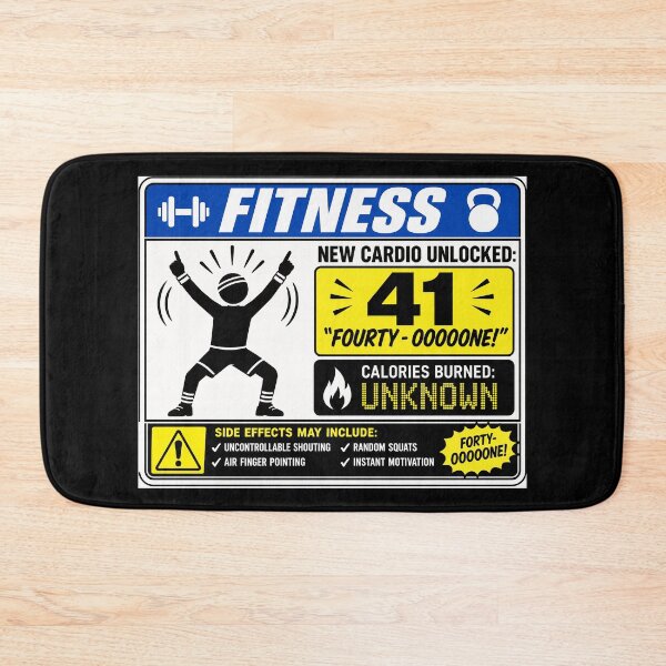 Item preview, 41 (forty-ooooone) SIDEWAYS SOCIETY COLLECTION - FITNESS v2 designed and sold by WheelieGdArt.
