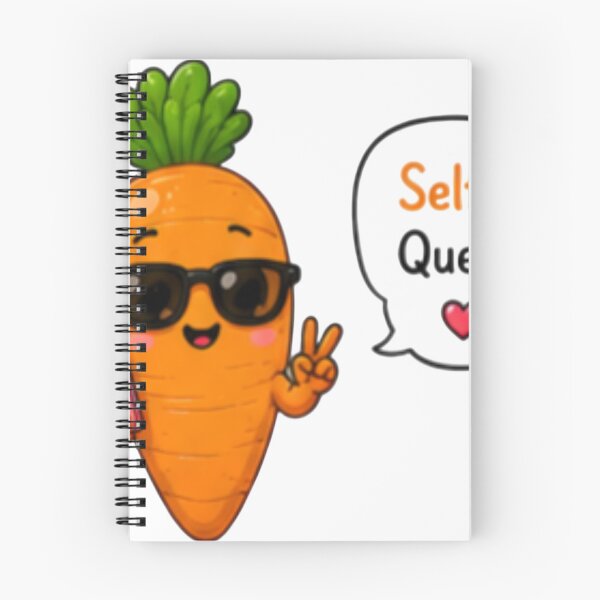 Item preview, Cute Selfie Queen Carrot Kawaii Sticker designed and sold by DailyDoodlesBySumbul.