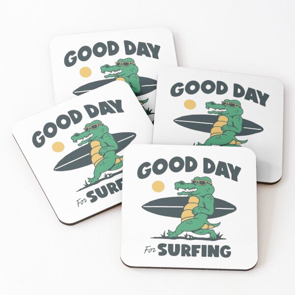 Item preview,    Good Day for Surfing – Cool Crocodile Beach Design ?? designed and sold by WATEKE.