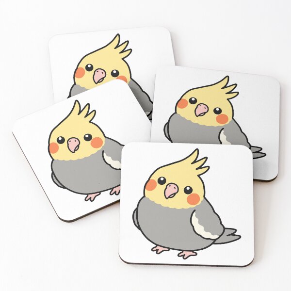 Item preview, Cute Chubby Cockatiel Parrot  designed and sold by Doodlywood.