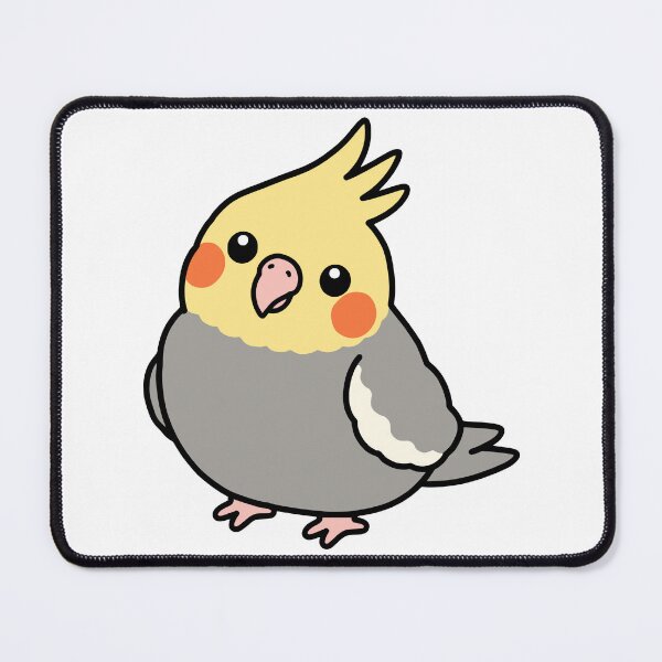 Item preview, Cute Chubby Cockatiel Parrot  designed and sold by Doodlywood.