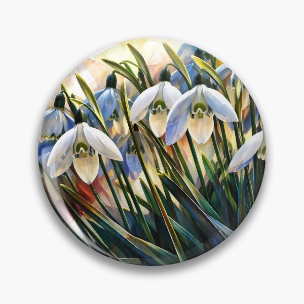 Item preview, Stained Glass Snowdrops designed and sold by cuprum.