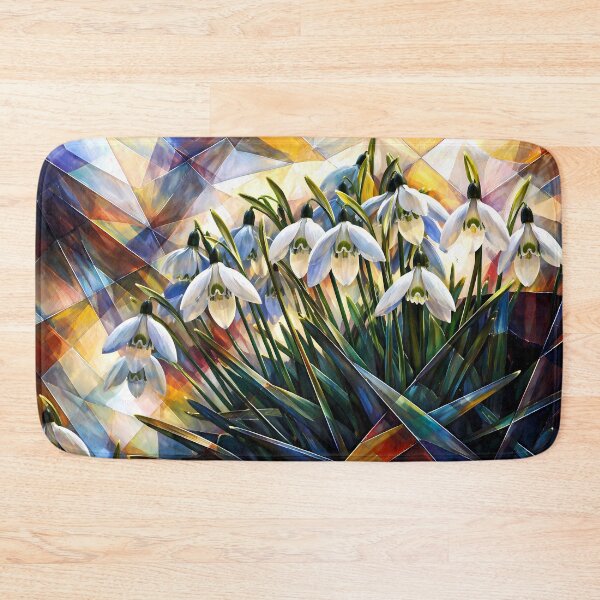 Item preview, Stained Glass Snowdrops designed and sold by cuprum.