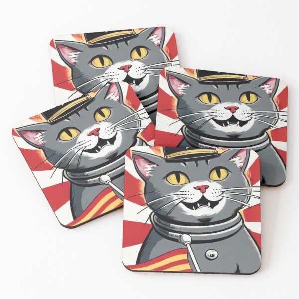Item preview, Art - Stylized Feline Character, Manga Illustration Influenced by History designed and sold by World-Pets.