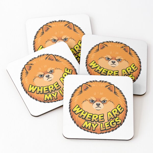 Item preview, Where Are My Legs Grumpy Pomeranian Grooming Humor designed and sold by Arc2020.