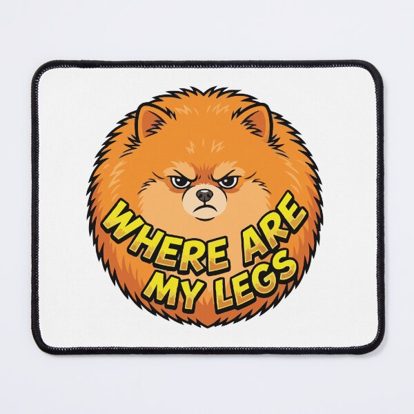 Item preview, Where Are My Legs Grumpy Pomeranian Grooming Humor designed and sold by Arc2020.