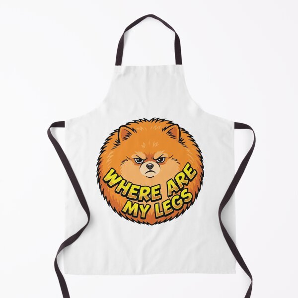 Item preview, Where Are My Legs Grumpy Pomeranian Grooming Humor designed and sold by Arc2020.