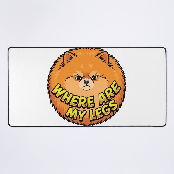 Item preview, Where Are My Legs Grumpy Pomeranian Grooming Humor designed and sold by Arc2020.