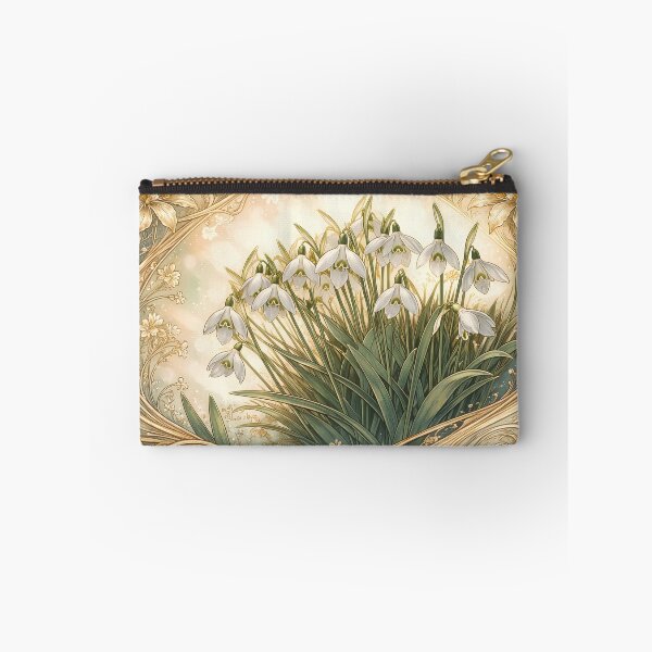 Item preview, Snowdrop Blooms in Art Nouveau Style designed and sold by cuprum.
