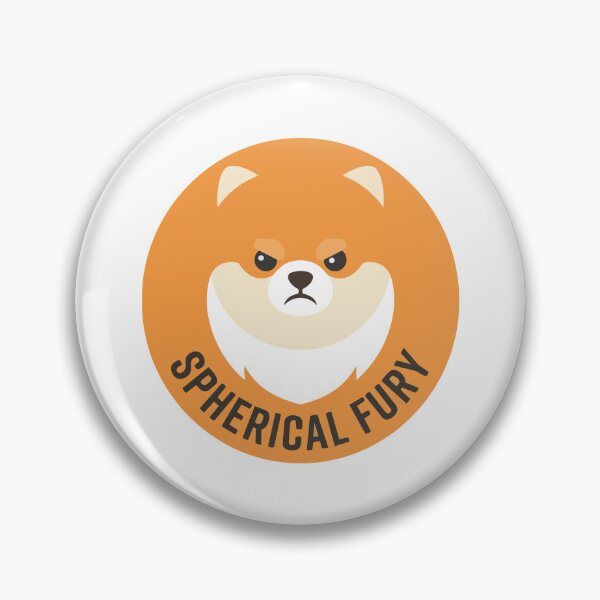 Item preview, Spherical Fury Funny Pomeranian Minimalist Art designed and sold by Arc2020.