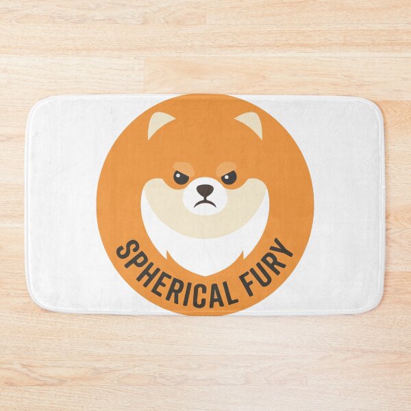 Item preview, Spherical Fury Funny Pomeranian Minimalist Art designed and sold by Arc2020.