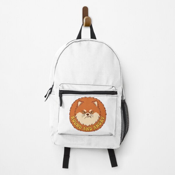Item preview, Round And Angry Pomeranian Vintage Retro Groovy designed and sold by Arc2020.