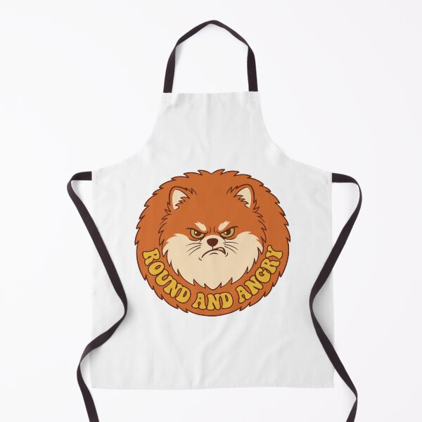 Item preview, Round And Angry Pomeranian Vintage Retro Groovy designed and sold by Arc2020.