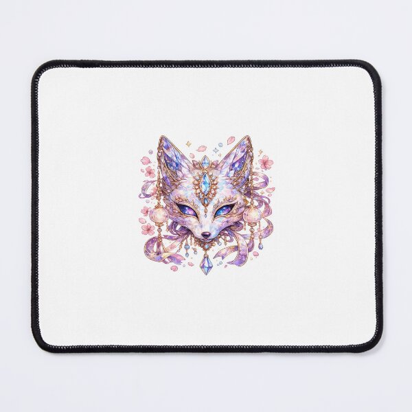 Item preview, Crystal Fox Mask Fantasy Sticker designed and sold by blossomfun.