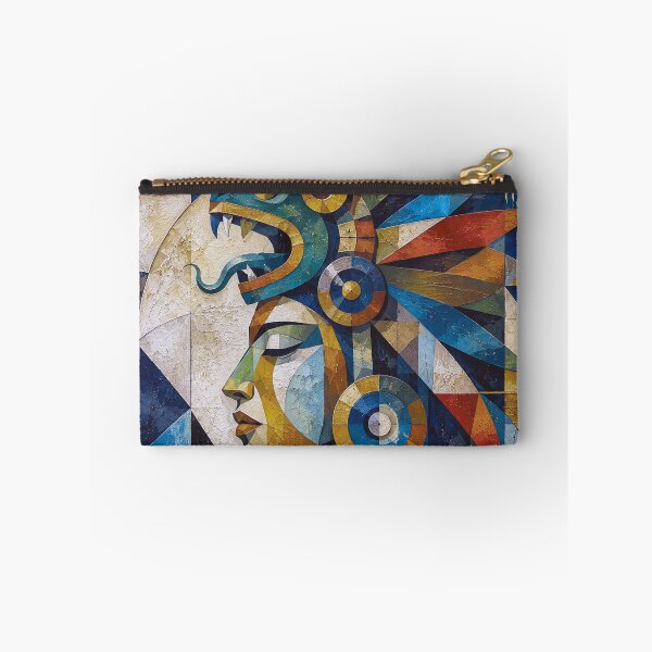 Item preview, Quetzalcoatl, Feathered Serpent painting. designed and sold by GalleryKauffeld.