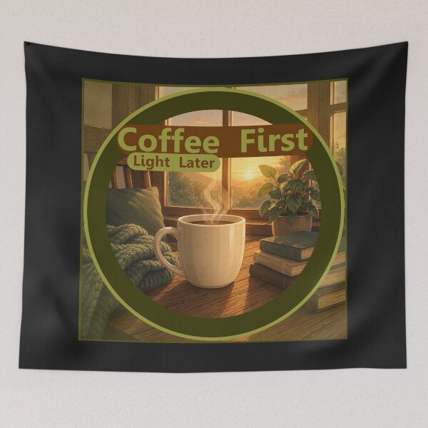 Item preview, Coffee First Light designed and sold by QuietNovaShop.
