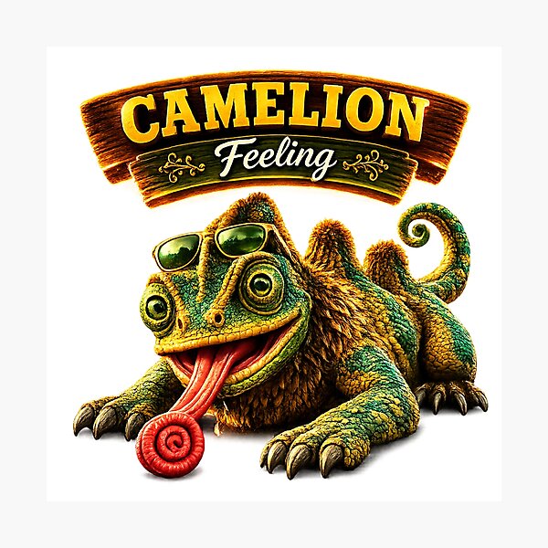 Item preview, Chameleon 3D isolated with tongue designed and sold by JBXDesigner.
