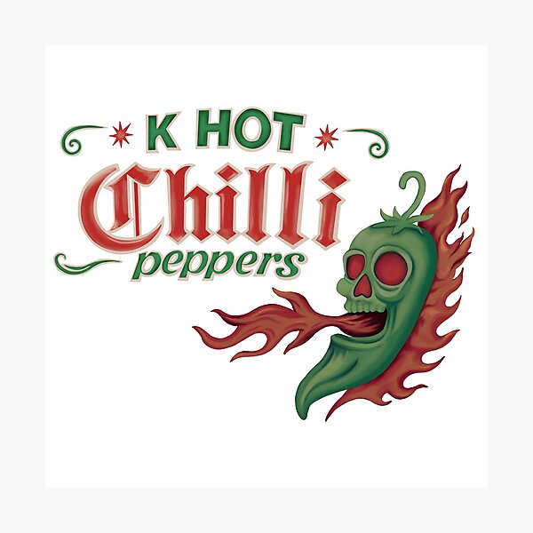 Item preview, K hot chilli peppers  designed and sold by Enami.