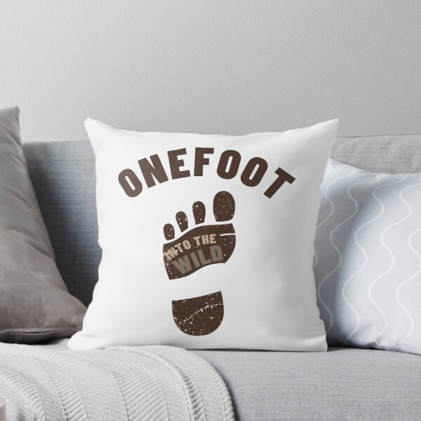Item preview, Onefoot Into The Wild | Funny Amputee Hiking Missing Leg Recovery T-Shirt designed and sold by pawsome purrfect.